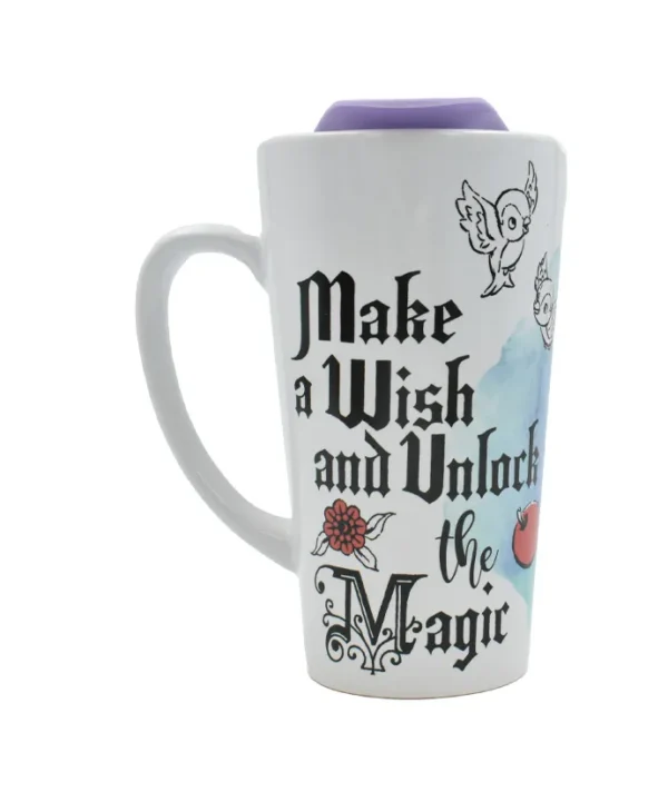 Taza Alta Con Tapa Y Sobre de Cocoa - Blancanieves