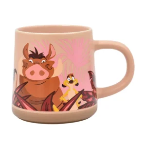 Taza Con Sobre De Cocoa - Timón y Pumba - El Rey León