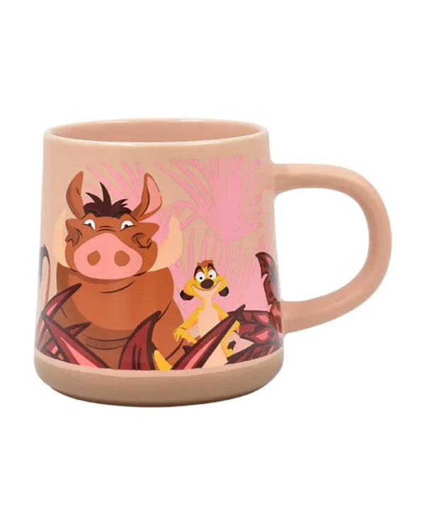 Taza Con Sobre De Cocoa - Timón y Pumba - El Rey León