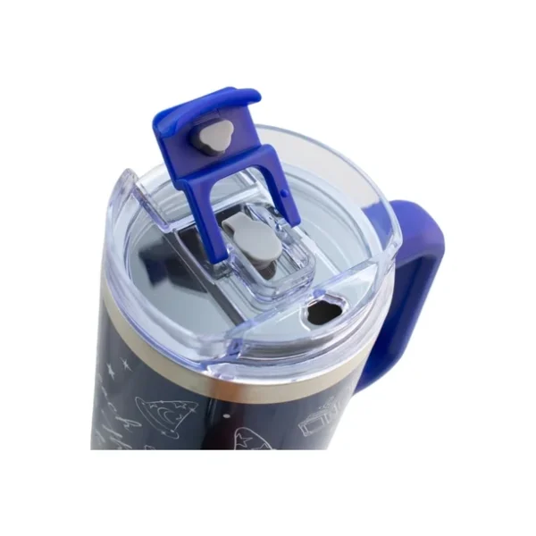 Termo Alto Doble Pared Acero Inoxidable Mickey Mouse 1.2L