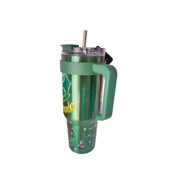 Termo Alto Doble Pared Acero Inoxidable Slytherin - Harry Potter 1.2L