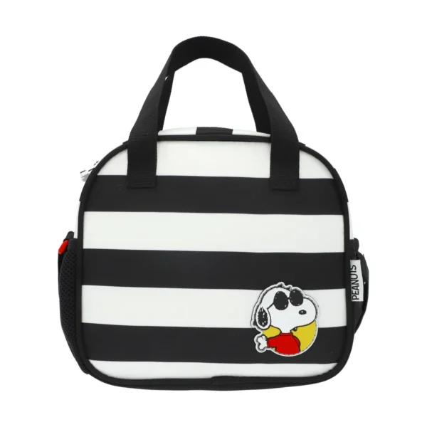 Lonchera Peanuts Snoopy Black and White