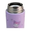 Termo De Acero Inoxidable Kuromi Con Tapa Rosca 350 ml