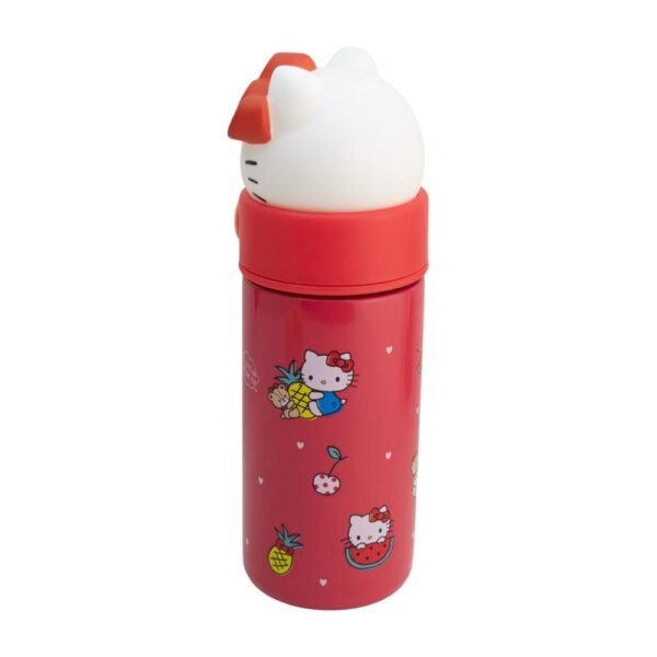 Termo De Acero Inoxidable Hello Kitty Con Tapa Rosca 350 ml