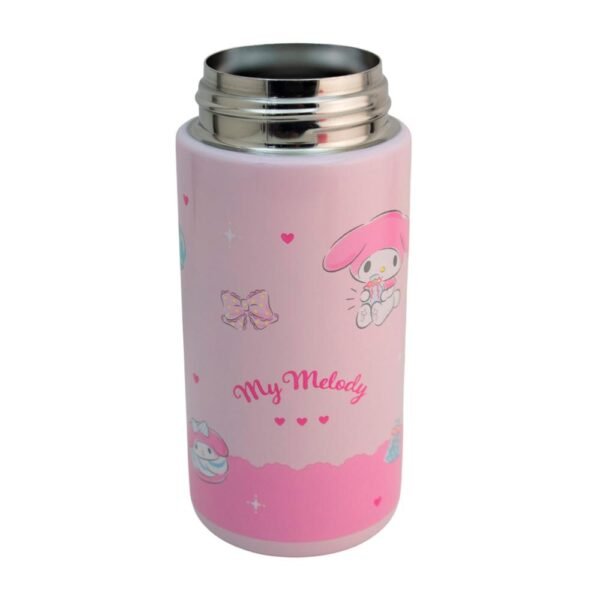 Termo De Acero Inoxidable My Melody - Sanrio Con Tapa Rosca 350 ml