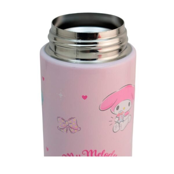 Termo De Acero Inoxidable My Melody - Sanrio Con Tapa Rosca 350 ml