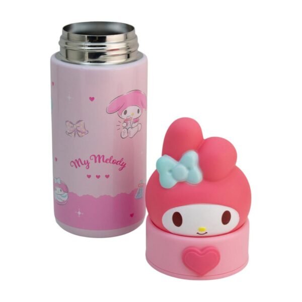 Termo De Acero Inoxidable My Melody - Sanrio Con Tapa Rosca 350 ml