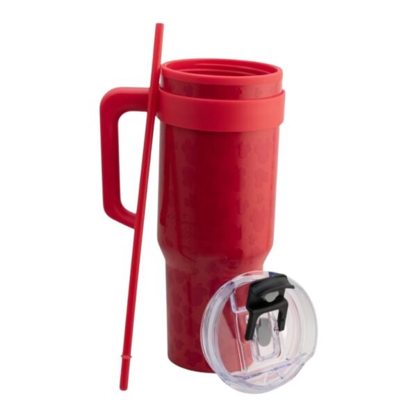 Termo Alto Doble Pared Con Boquilla Y Popote 1.2 L. Minnie