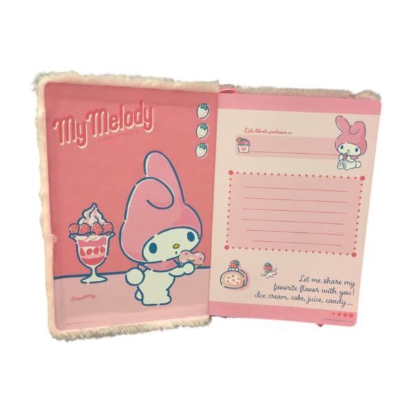 2e306bee-0eba-4c00-ad38-940ae219bcd5-Photoroom Libreta Premium de Pasta Dura con Stickers de Regalo My Melody - Sanrio