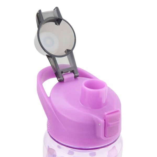 Botella de Plastico Kuromi con Tapa Push Pull 1L