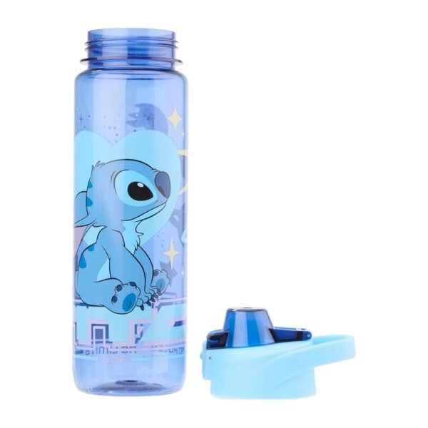 Botella de Plastico Stitch con Tapa Push Pull 1L