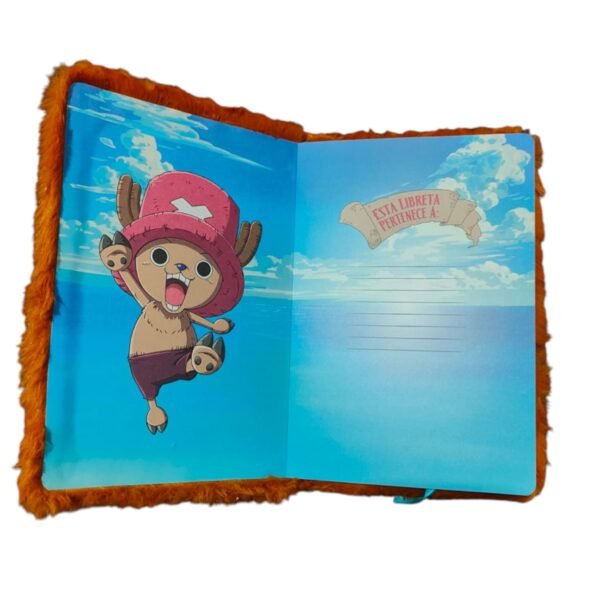 Libreta Premium de Pasta Dura con Stickers de Regalo Chopper - One Piece