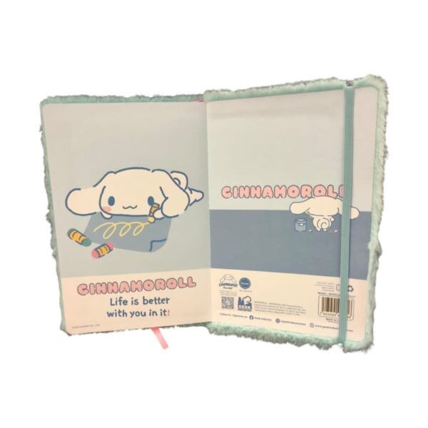 Libreta Premium de Pasta Dura con Stickers de Regalo Cinnamoroll - Sanrio