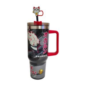 Termo alto 1.1L Acero Inoxidable Okarun - Dan Da Dan