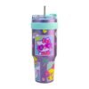 Termo Alto Doble Pared Acero Inoxidable Con Boquilla Y Popote 1.2 L. Sanrio