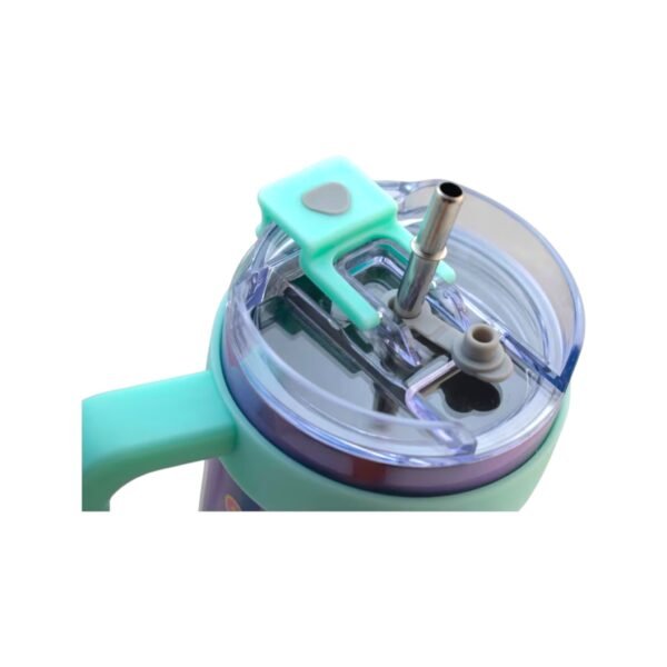 Termo Alto Doble Pared Acero Inoxidable Con Boquilla Y Popote 1.2 L. Sanrio