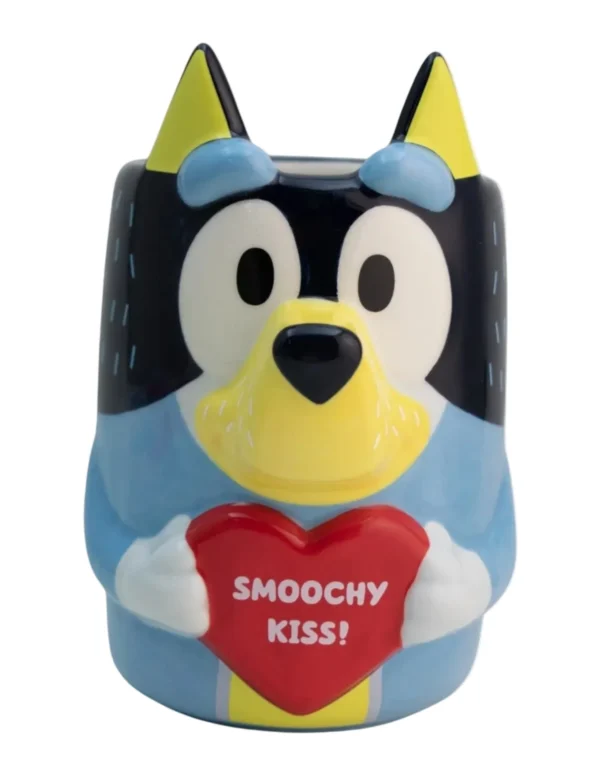 Taza 3D de Cerámica Bluey San Valentin 384ml