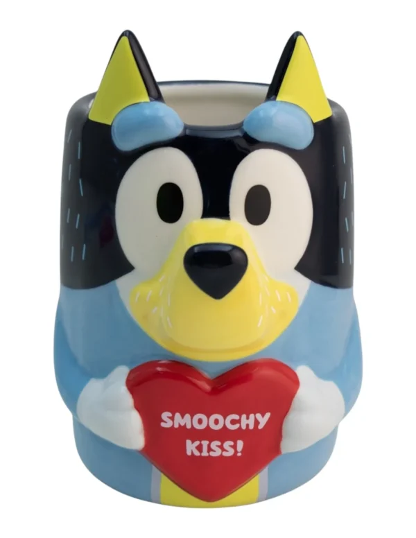 Taza 3D de Cerámica Bluey San Valentin 384ml