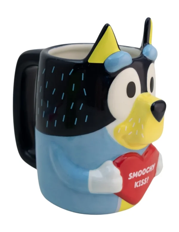 Taza 3D de Cerámica Bluey San Valentin 384ml