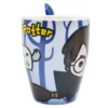 Duo Harry Potter Tarros de Porcelana con Cuchara de Ceramica 310ml