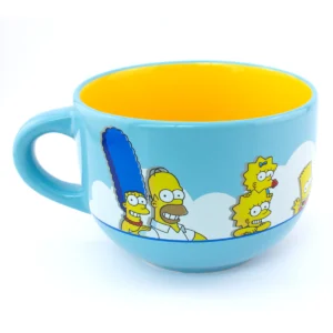 Cerealero De Cerámica Los Simpson 820ml