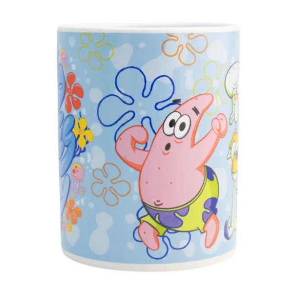 Taza de Cerámica Con Caja de Regalo con Ventana Bob Esponja 480ml