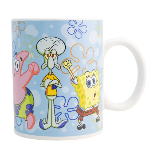 Taza de Cerámica Con Caja de Regalo con Ventana Bob Esponja 480ml