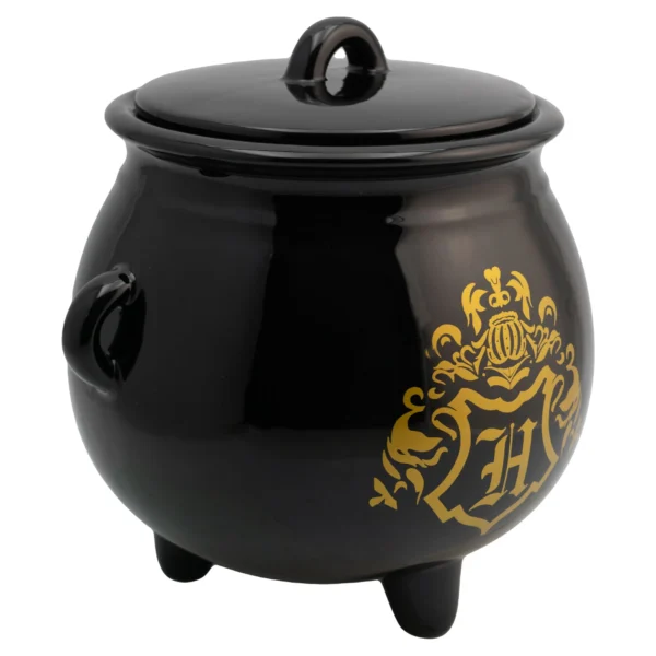 Galletero de Cerámica Decorativo 3D con Tapa Hermética Caldero Harry Potter Hogwarts