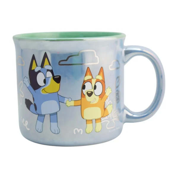 Tarro Iridiscente de Ceramica Bluey 430 ml