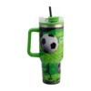 Termo Alto Doble Pared Con Boquilla Y Popote 1.2 L. Mundial