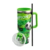 Termo Alto Doble Pared Con Boquilla Y Popote 1.2 L. Mundial