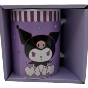 Tarro Con Caja Kuromi Ceramica 480ml