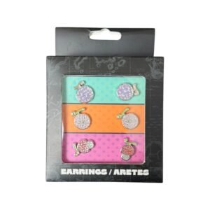 Set Aretes - Set 3 Pares One Piece - Frutas Del Diablo Edición Limitada