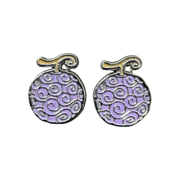 Set Aretes - Set 3 Pares One Piece - Frutas Del Diablo Edición Limitada