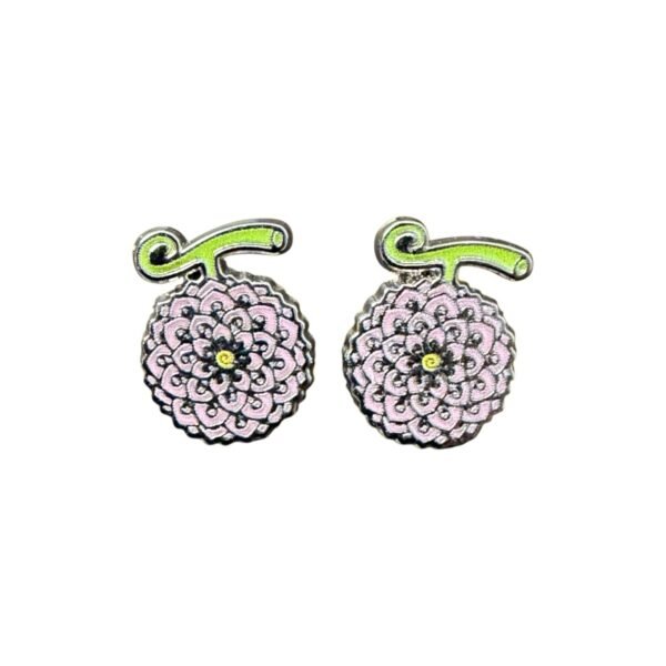Set Aretes - Set 3 Pares One Piece - Frutas Del Diablo Edición Limitada