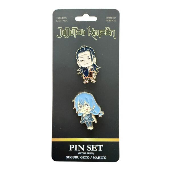 Set de Pines Suguru Geto & Mahito - Jujutsu Kaisen - Shibuya Incident - Edición Limitada