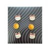 Set Aretes - Set 3 Pares Turbo Granny - Dan Da Dan Edición Limitada