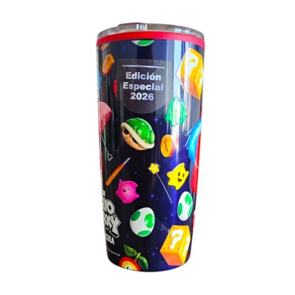 Termo Mediano Doble Pared Mario Galaxia La Pelicula