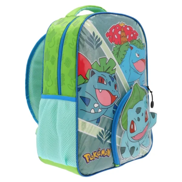 Mochila Escolar de Pokémon Tipo Planta Edición 06