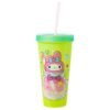 Hellow Kitty - Juego de 4 Vasos con Popote 709ml