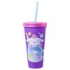 Hellow Kitty - Juego de 4 Vasos con Popote 709ml