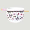 Kuromi Sanrio - Bowl para Ramen con Palillos 591ml