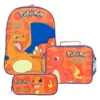 Set Escolar Mochila, Lonchera y Estuchera de Pokémon Charizard