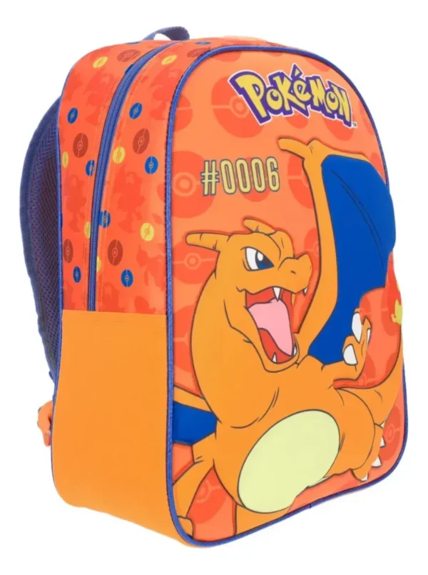 Set Escolar Mochila, Lonchera y Estuchera de Pokémon Charizard