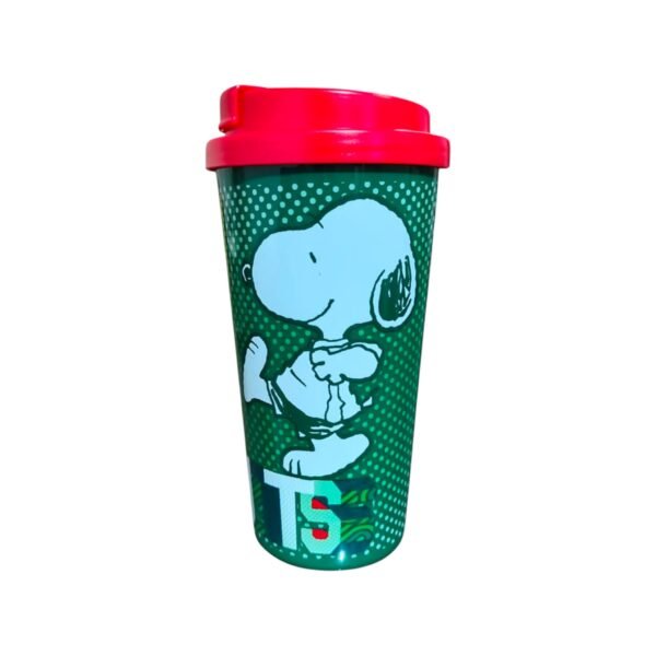 Snoopy Vaso Para Cafe con Tapa