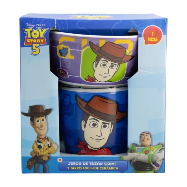 Juego Desayunador 2pzs tazon y tarro Toy Story 5
