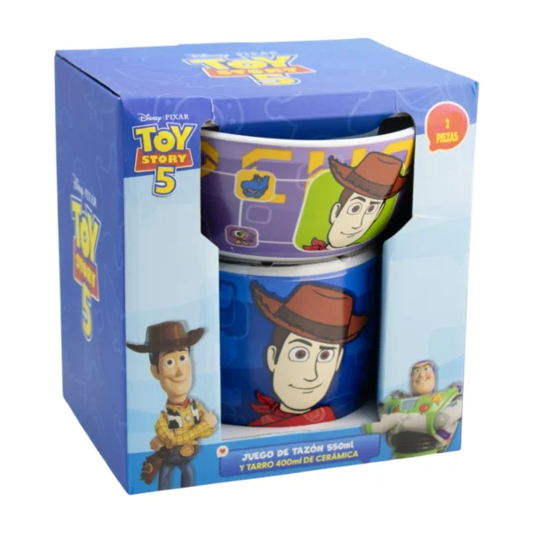 Juego Desayunador 2pzs tazon y tarro Toy Story 5