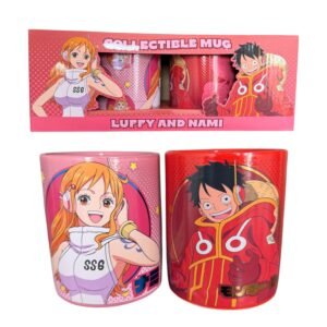 IMG_0813 Dual Set Tazas Nami & Luffy One Piece 330 ml