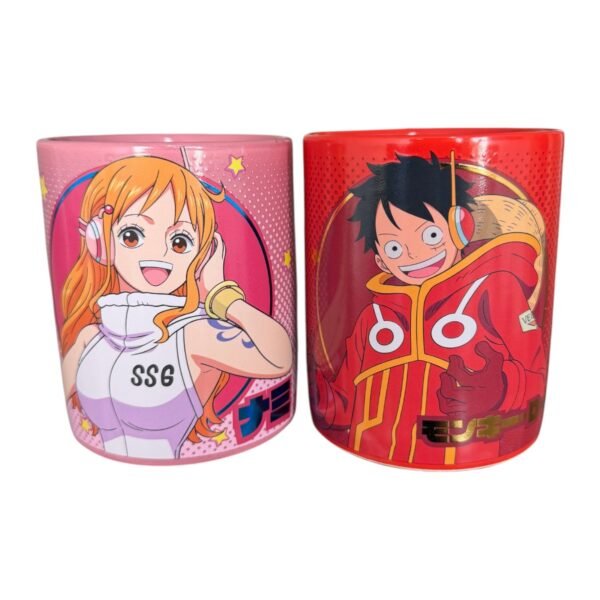 Dual Set Tazas Nami & Luffy One Piece 330 ml