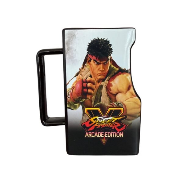 Ryu Vs Akuma Street Fighter Taza Termica 500ml Edición Limitada